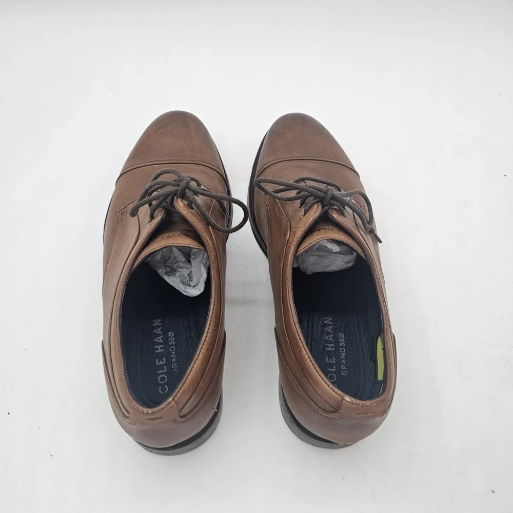 Cole Haan Carnegie Cap Toe Oxford Shoes Men’s Size 9.5 British Tan